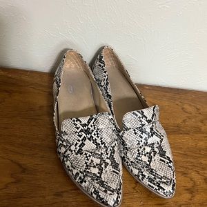 Dr scholls snakeskin loafer